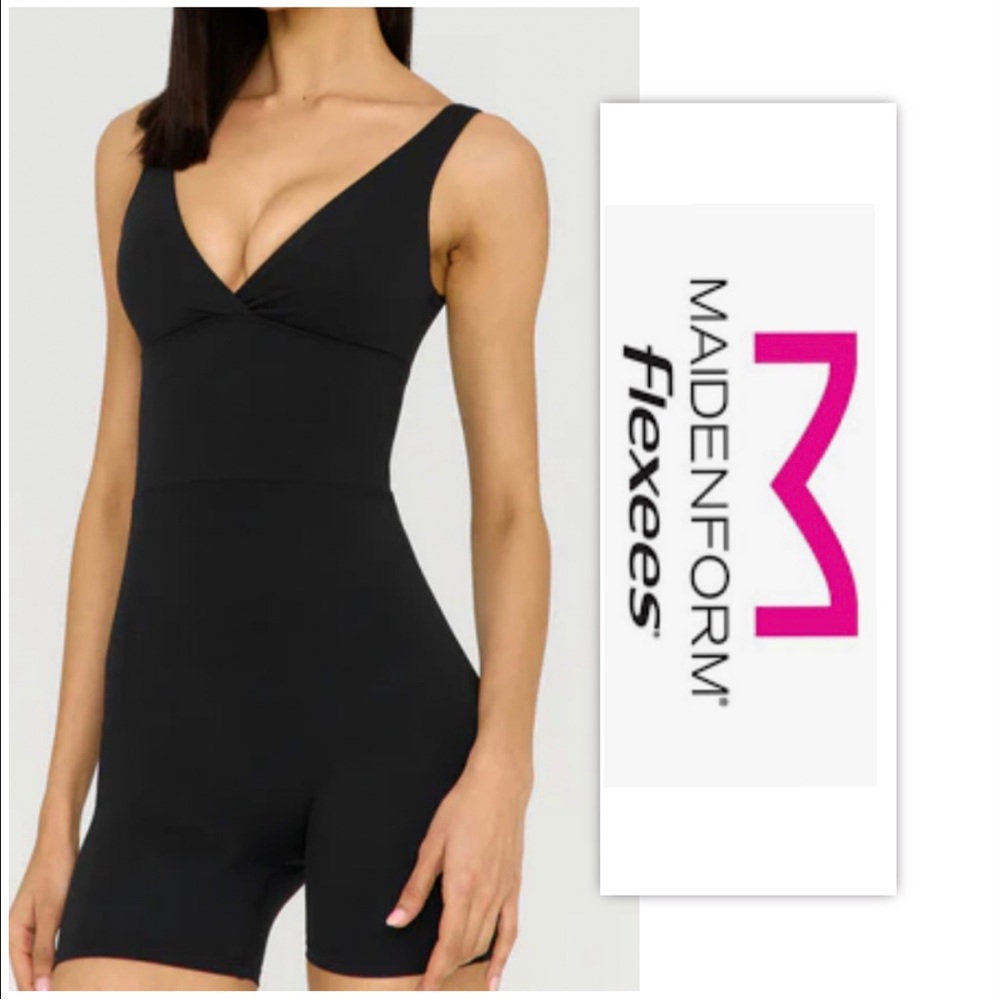 Maidenform Flexees Black Tummy Control Seamless F… - image 1